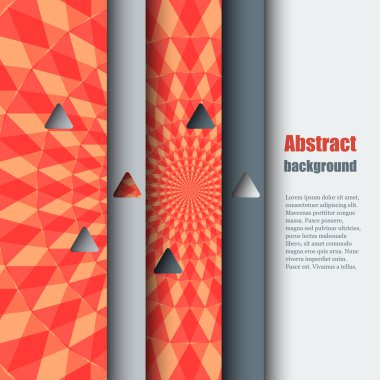 arka plan ile broşür şablonu. 