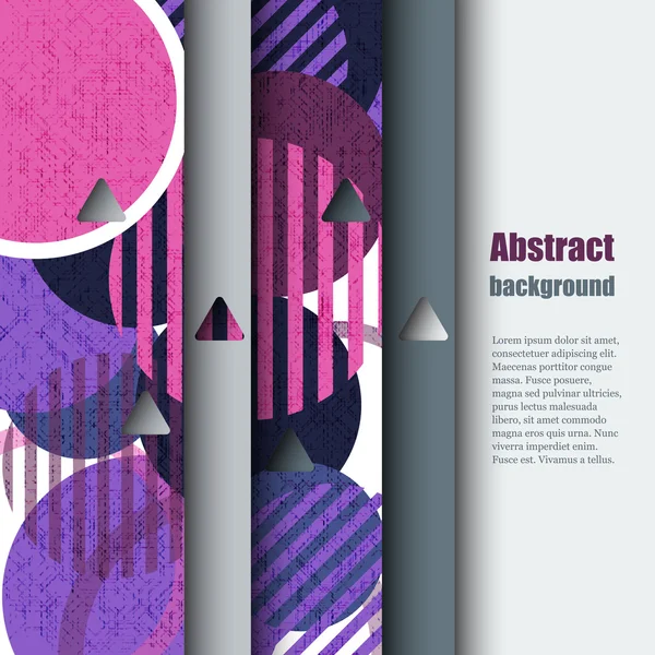 Brochure template with abstract background. — Stock Vector