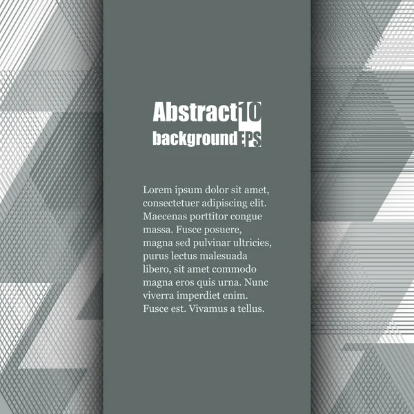 Brochure sjabloon met abstracte achtergrond. — Stockvector