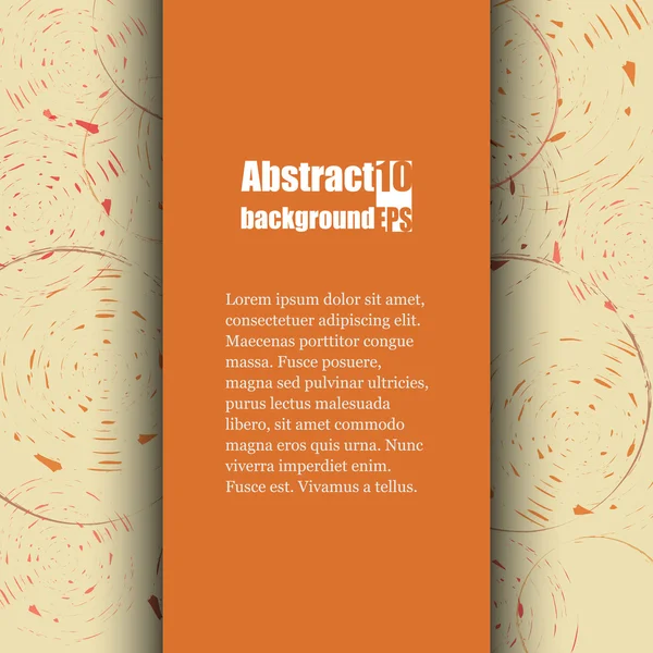 Brochure sjabloon met abstracte achtergrond. — Stockvector