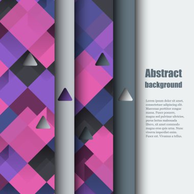 arka plan ile broşür şablonu.