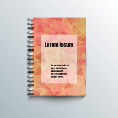 Not defteri şablon arka plan ile.