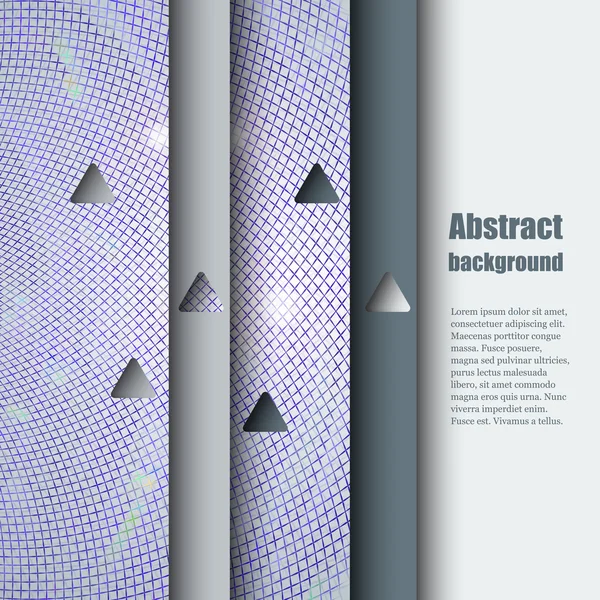 Broschyr mall med abstrakt bakgrund. — Stock vektor