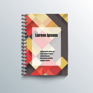 Not defteri şablon arka plan ile. 