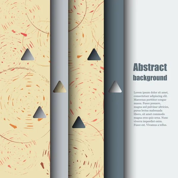 Brochure sjabloon met abstracte achtergrond. — Stockvector