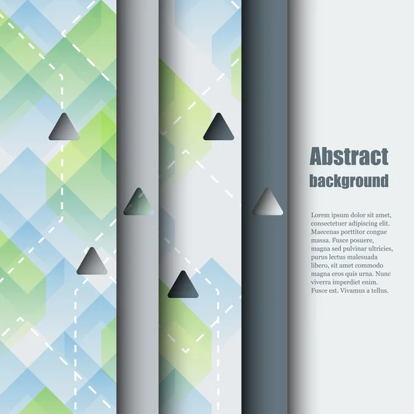 Brochure sjabloon met abstracte achtergrond. — Stockvector