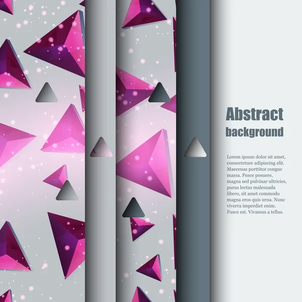 Brochure template with abstract background. — Stock Vector