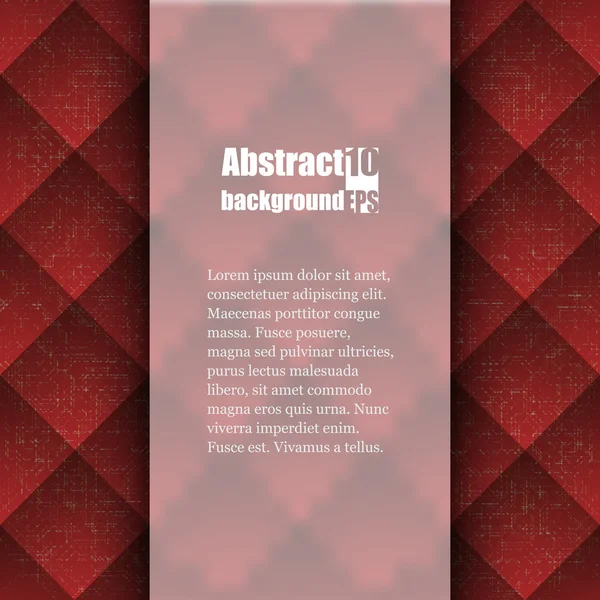 Plantilla de folleto con fondo abstracto . — Vector de stock