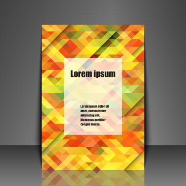 arka plan şablonu el ilanı. 