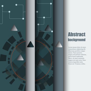 arka plan ile broşür şablonu. 