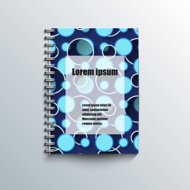 Not defteri şablon arka plan ile. 