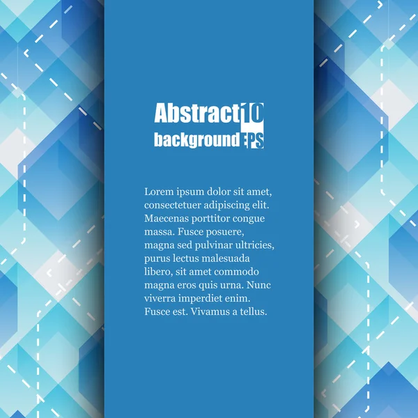 Brochure sjabloon met abstracte achtergrond. — Stockvector