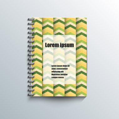 Not defteri şablon arka plan ile. 