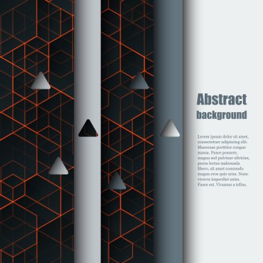 arka plan ile broşür şablonu. 