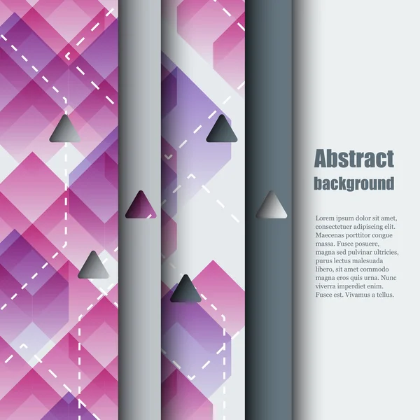 Brochure sjabloon met abstracte achtergrond. — Stockvector