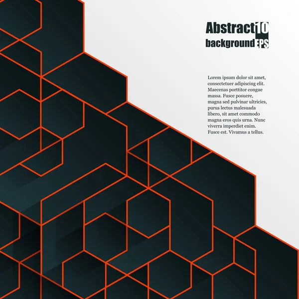 Abstrakter Hintergrund mit geometrischem Muster. — Stockvektor