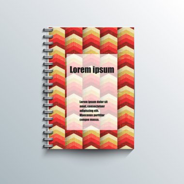 Not defteri şablon arka plan ile.