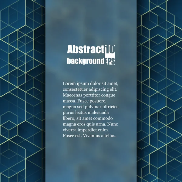 Brochure sjabloon met abstracte achtergrond. — Stockvector