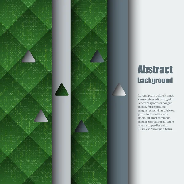 Brochure sjabloon met abstracte achtergrond. — Stockvector