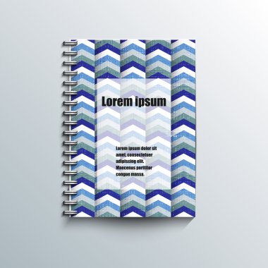 Not defteri şablon arka plan ile.