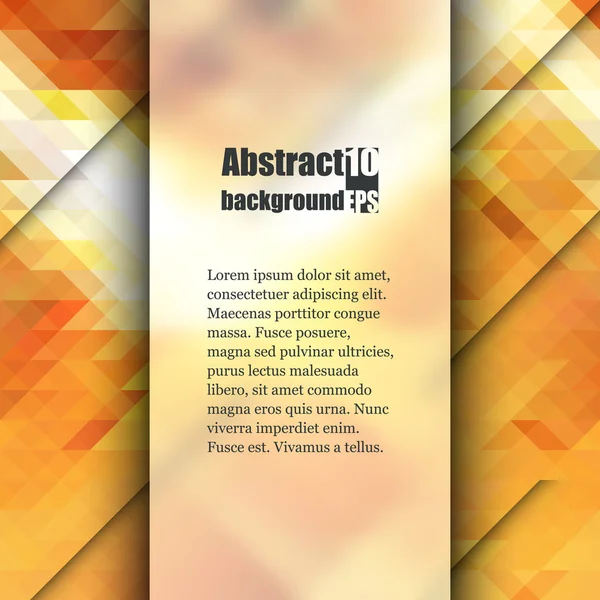 Brochure sjabloon met abstracte achtergrond. — Stockvector