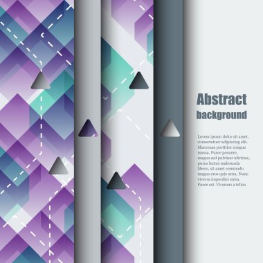 arka plan ile broşür şablonu.