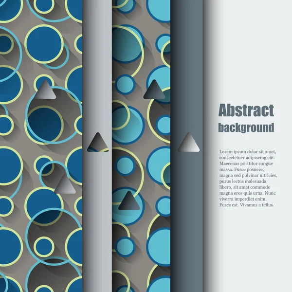 Brochure sjabloon met abstracte achtergrond. — Stockvector