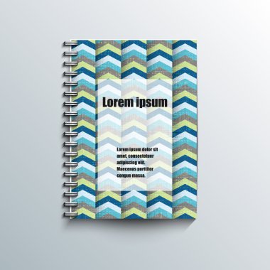 Not defteri şablon arka plan ile.