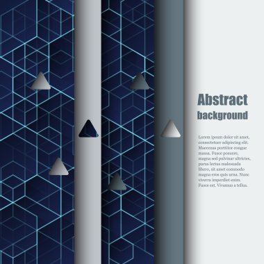 arka plan ile broşür şablonu.