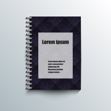 Not defteri şablon arka plan ile.