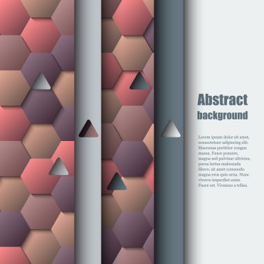 arka plan ile broşür şablonu.