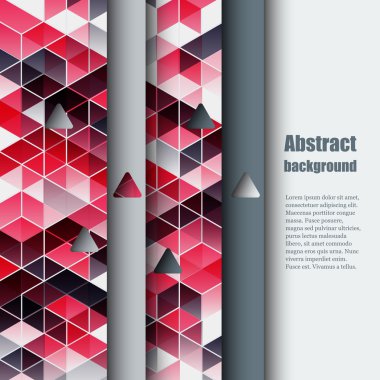 arka plan ile broşür şablonu.