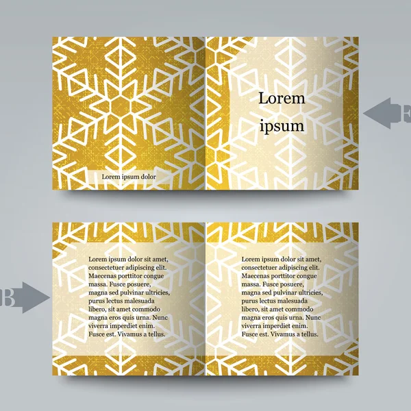 Modèle de brochure avec abstrait. Royalty Free Διανύσματα Αρχείου
