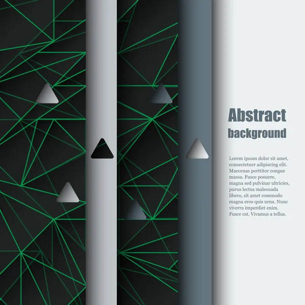Brochure sjabloon met abstracte achtergrond. — Stockvector
