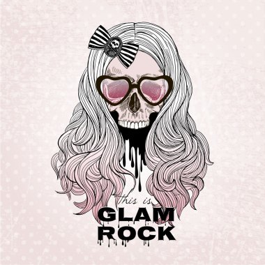 Glam rock kız kürek