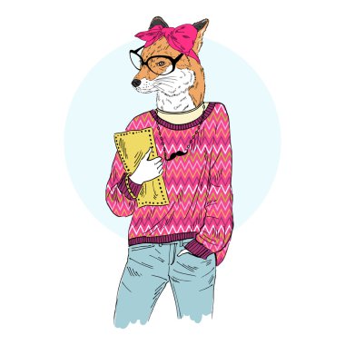 jakarlı kazak tilki kız