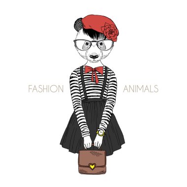 panda girls dressed up 