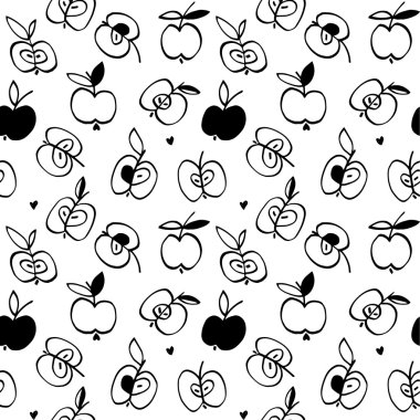 Renkli elma desen
