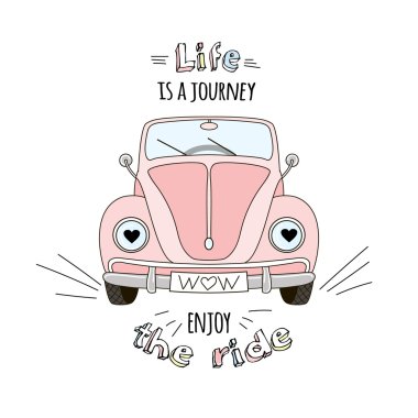 eski model araba tasarım afiş - eski stil vektör tasarımı