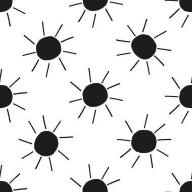 Güneşsiz vektör deseni