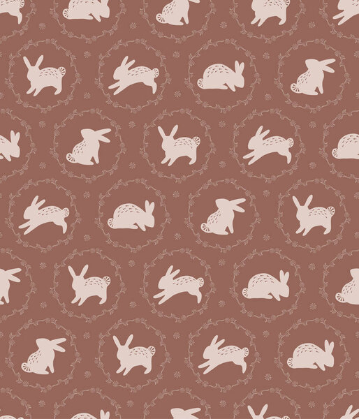 Пасхальный вектор шоколадного кролика.