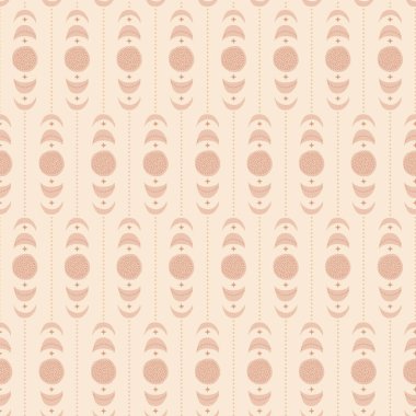 Ay fazı dikey çizgi vektörü pürüzsüz desen.