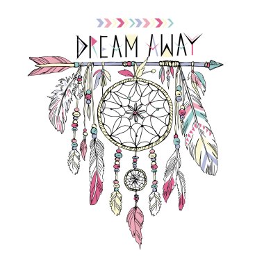 Arrow And Dream Catcher Free Vector Eps Cdr Ai Svg Vector Illustration Graphic Art