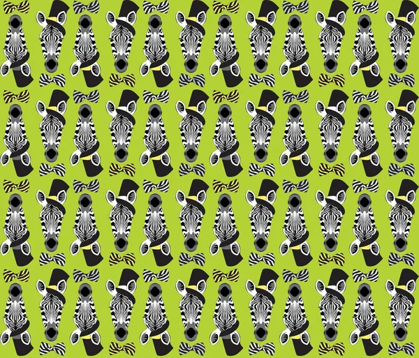 Fashion zebra mönster — Stock vektor