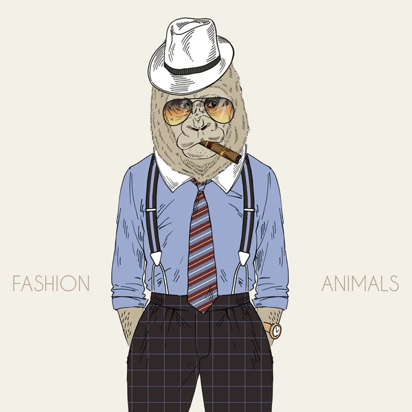 Moda ilustração animal —  Vetores de Stock