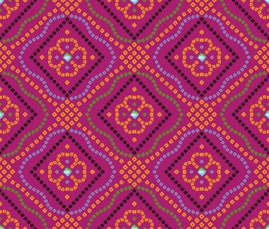 Kusursuz Hint renksiz bandana deseni tasarımı