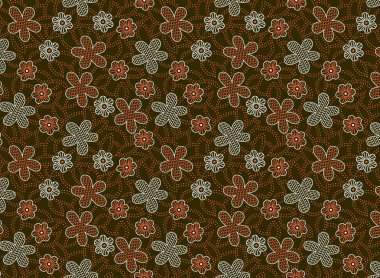 Dijital arkaplan ile renkli çiçek tasarımı