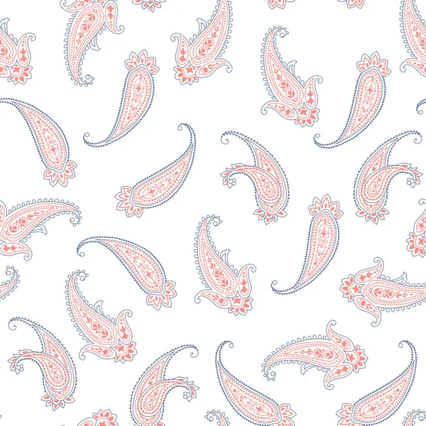 seamless colorful paisley design pattern