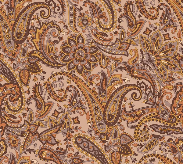 Nahtlose Indische Paisley Motiv Hintergrund — Stockfoto