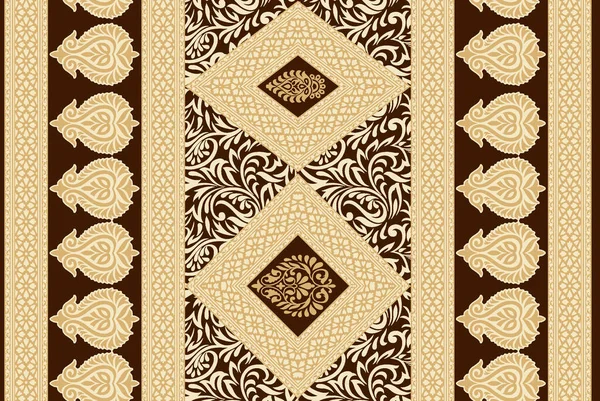 Prachtige Traditionele Stola Met Textiel Print Designing — Stockfoto